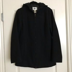 Black Old Navy Hooded Coat